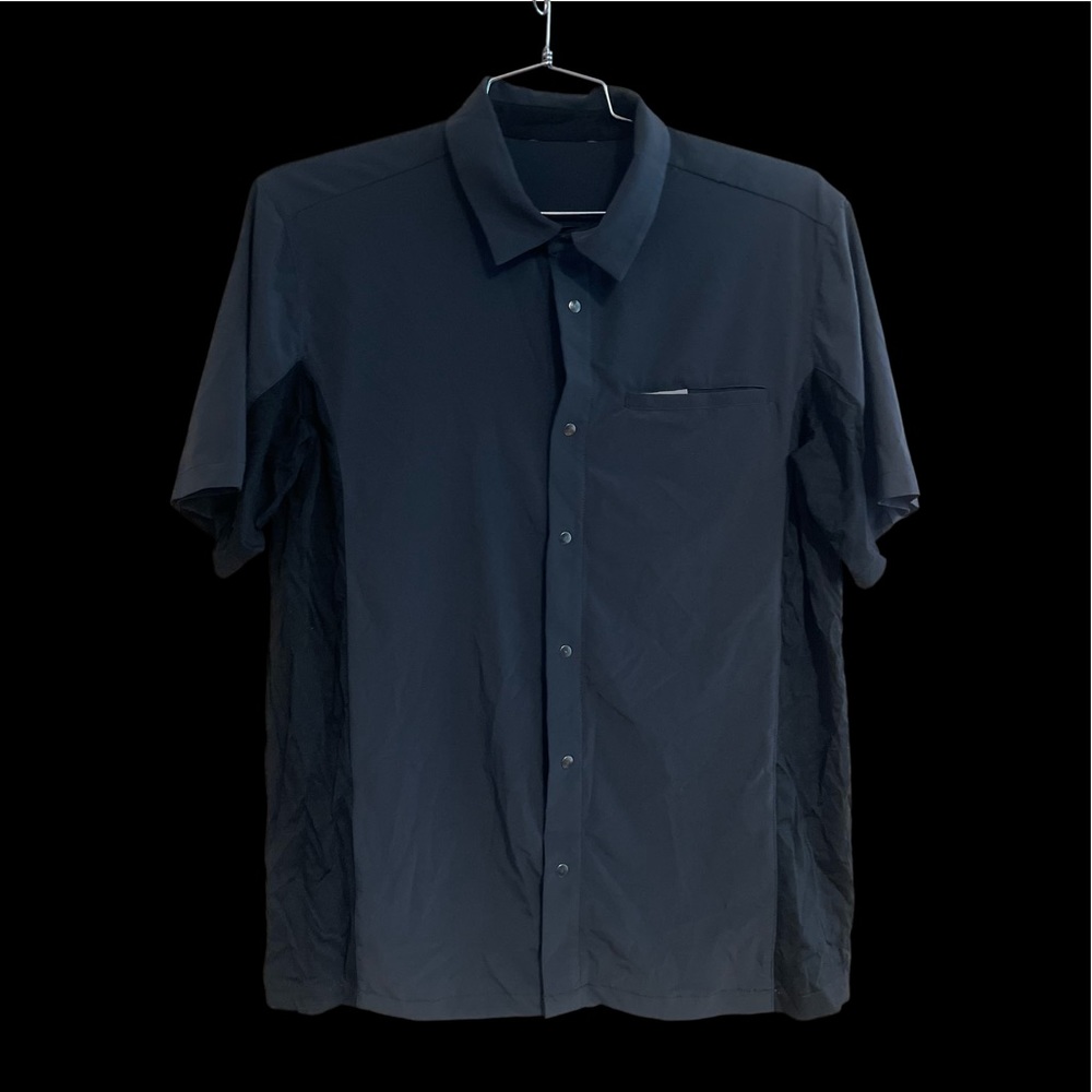 Active Button Down, Poly Blend Front And Back, Me… - image 1
